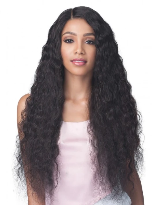 Bobbi Boss Unprocessed Virgin Remy Bundle Hair Full Lace Wig BNGLWNC32 Natural Curl 32