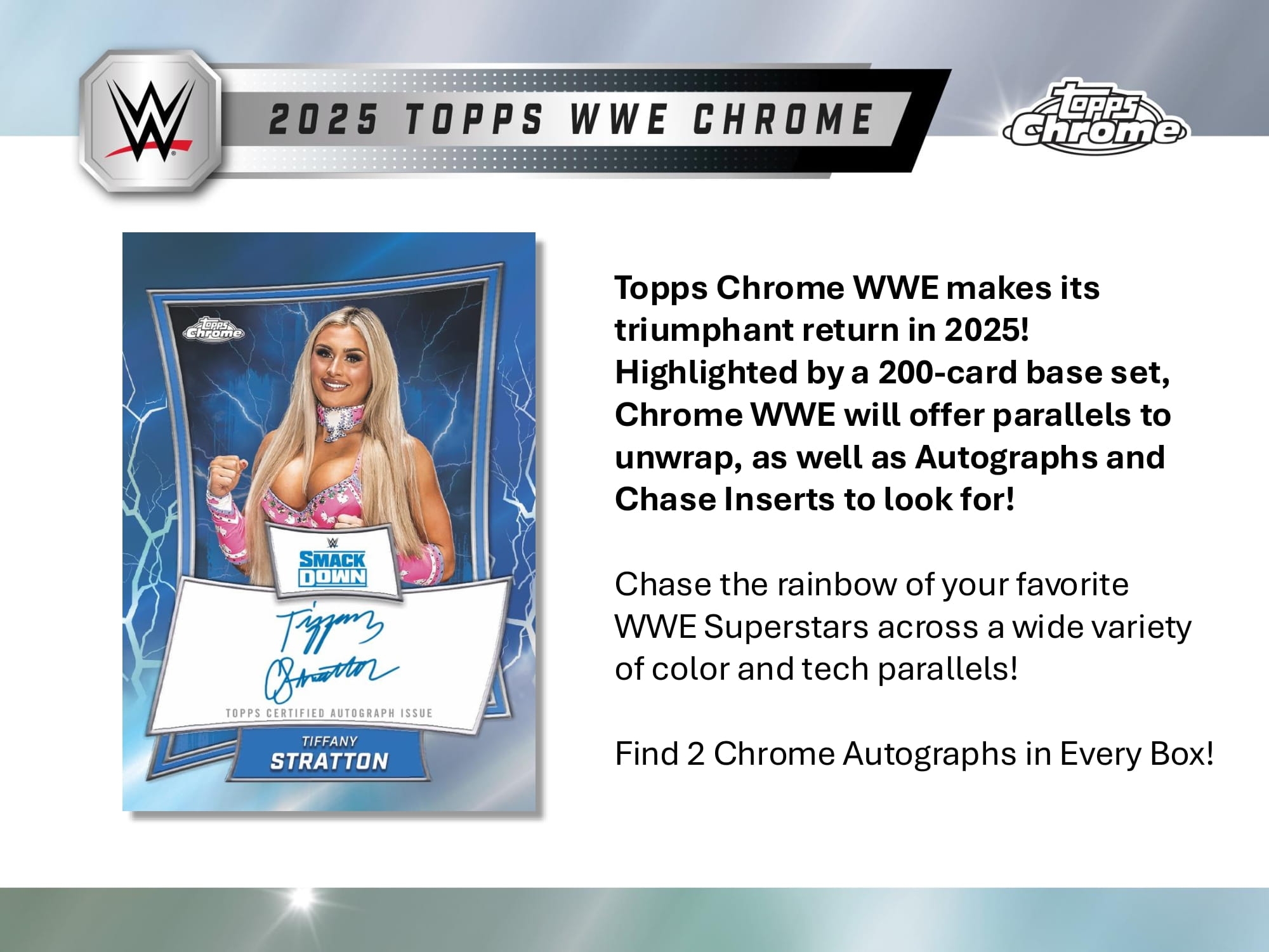 2025 Topps Chrome WWE Wrestling Breaker Delight Box