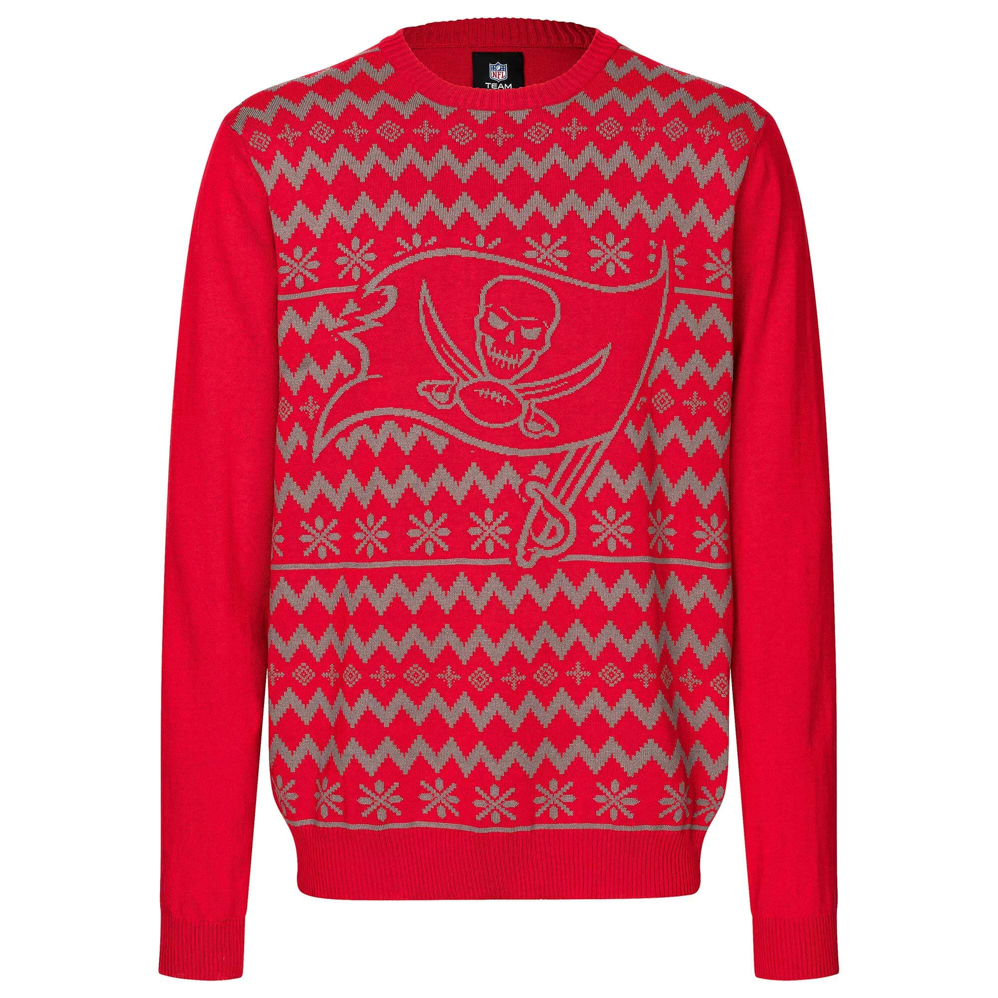 Tampa Bay Buccaneers NFL Big Logo Ugly Christmas Sweater