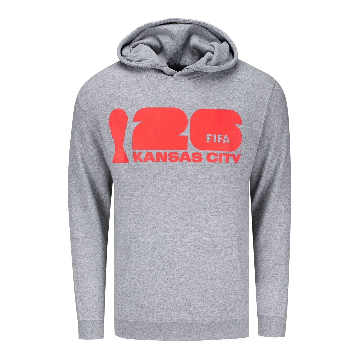 2026 Soccer Fan Collection Kansas City Grey Hoodie - Unisex