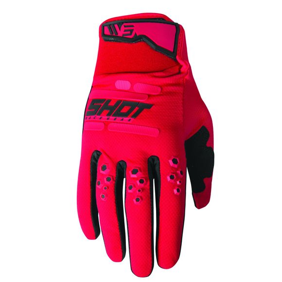 Shot VISION cross gloves - RED 2023 - Red / BlackRef: SO1909