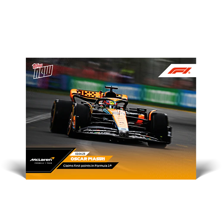 Topps UK - Rookies claims first points in Formula 1 (r) - F1 TOPPS NOW® Card #008