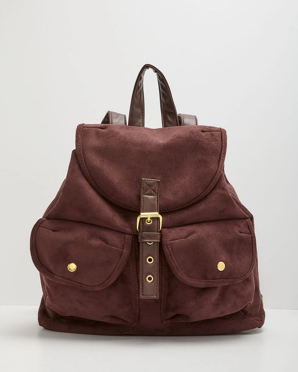 Serena Faux Suede Backpack