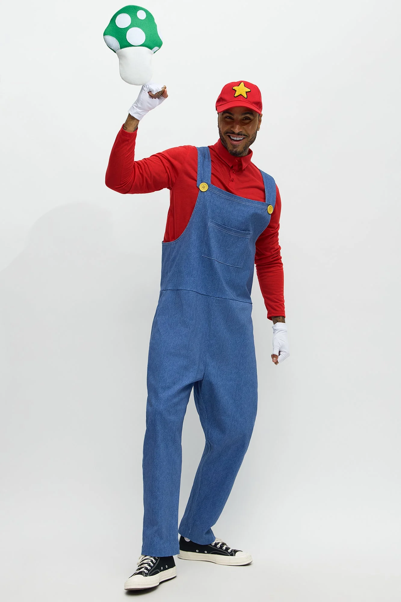 Power Up Brothers Halloween Costume - Red/combo
