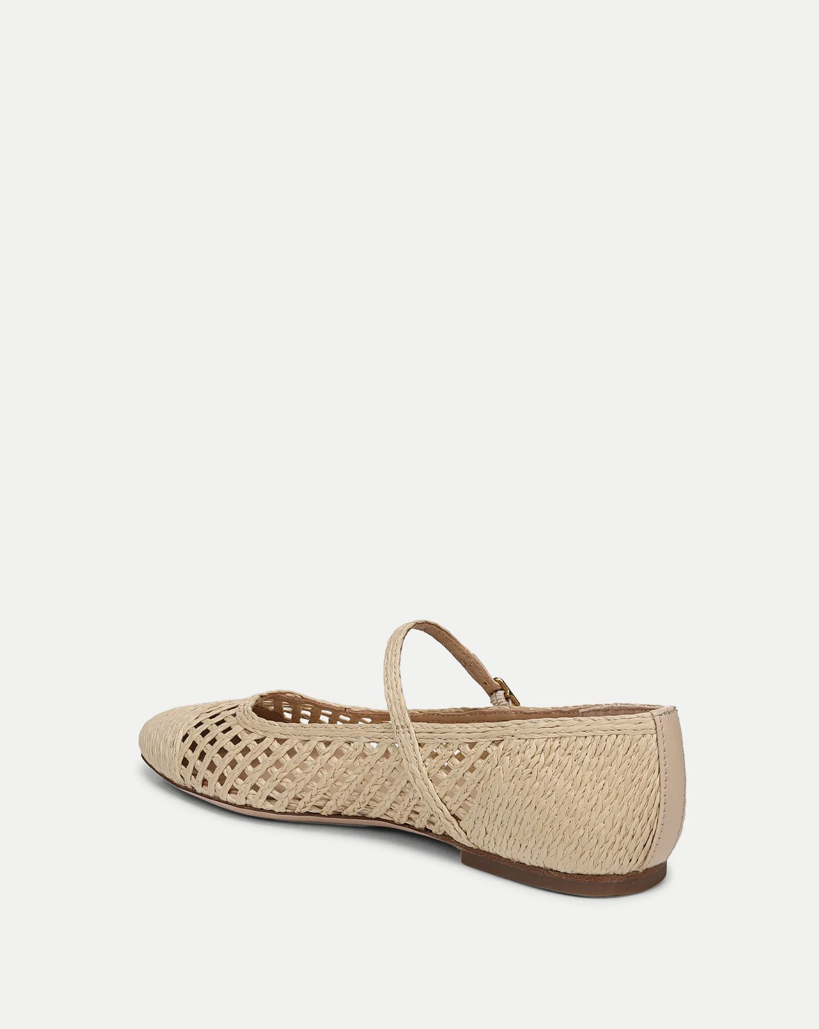 Ellie Raffia Flat