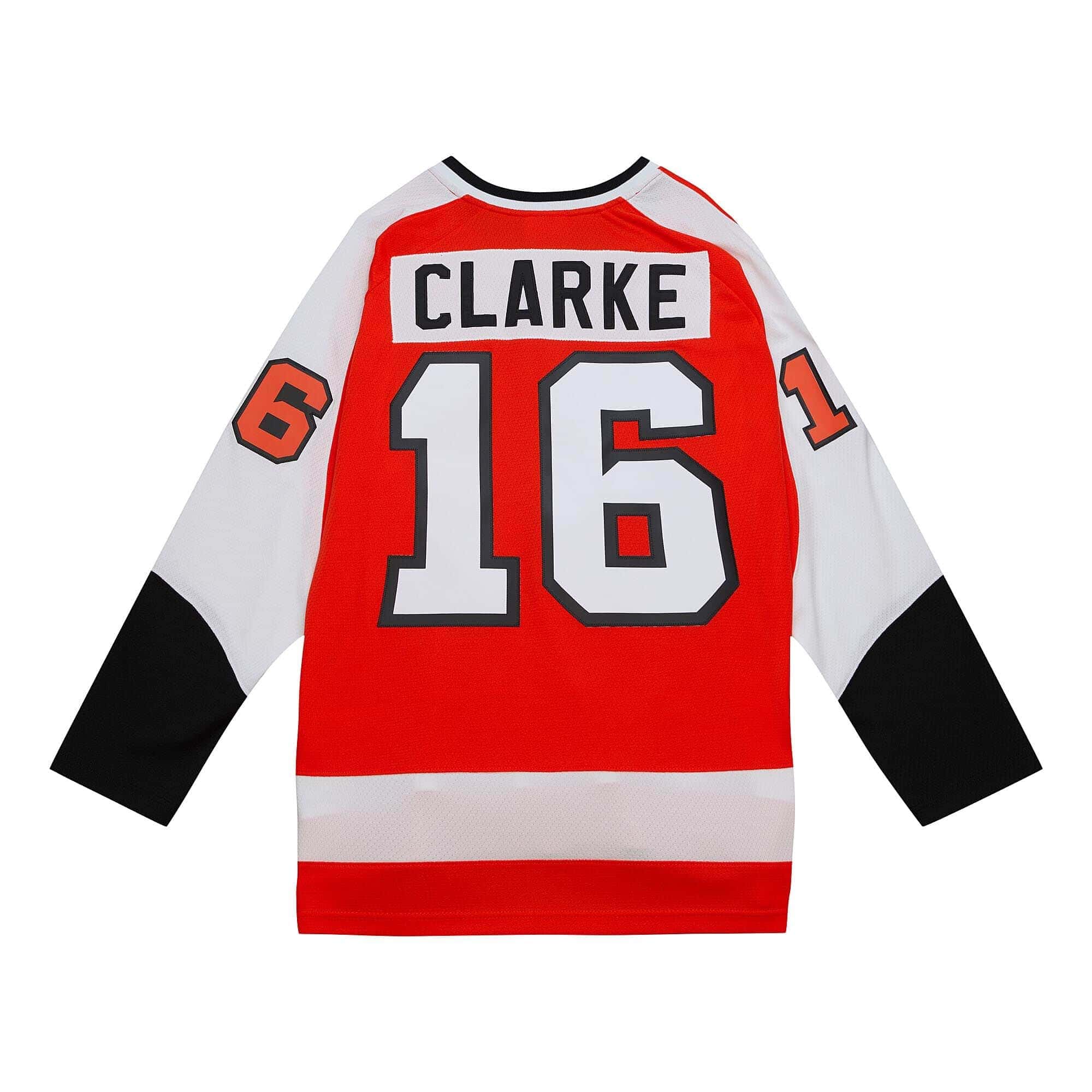 Bobby Clarke #16 Philadelphia Flyers 1974-75 Mitchell & Ness NHL Jersey