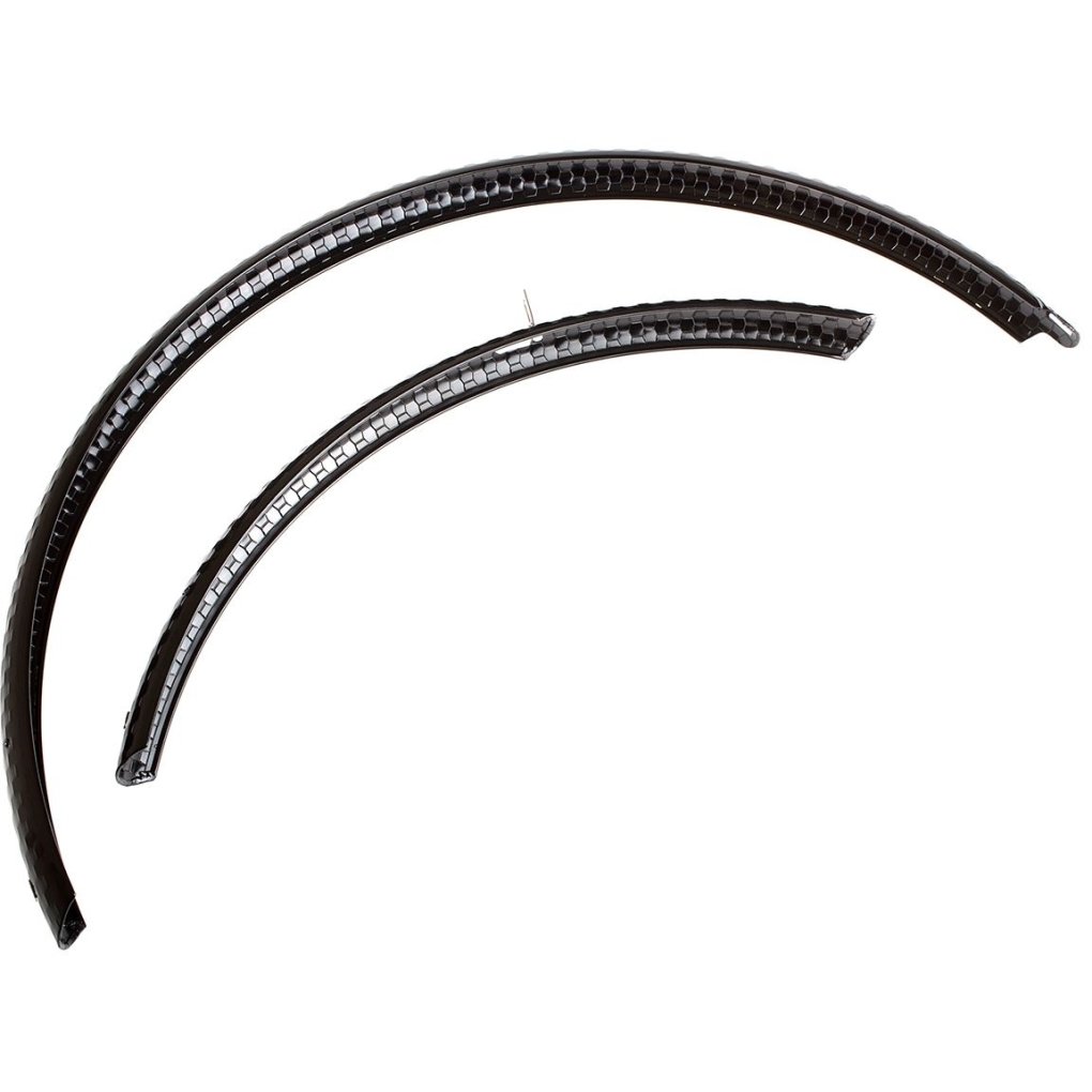 BLB Hammered Fenders - polished black