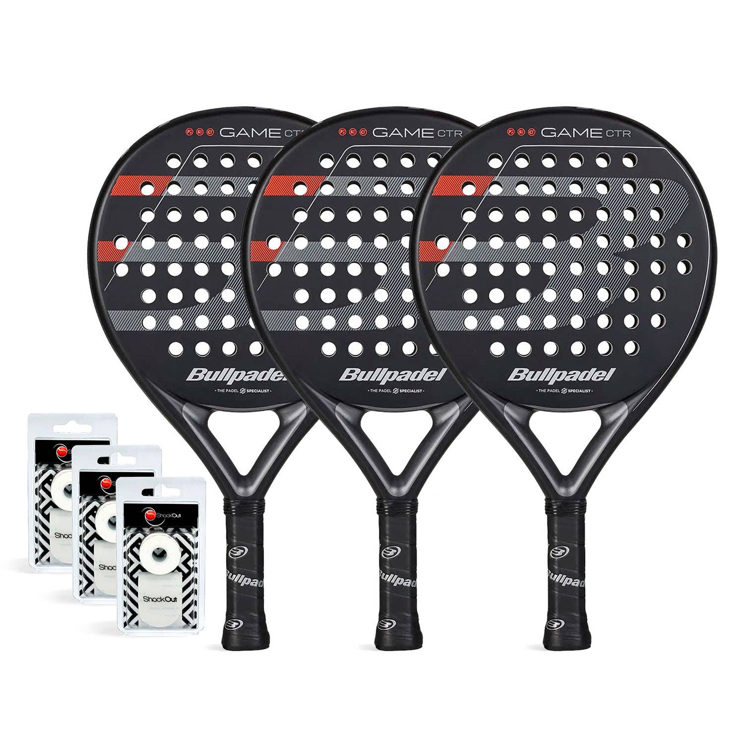 TRIPACK BULLPADEL GAME CONTROL BLACK