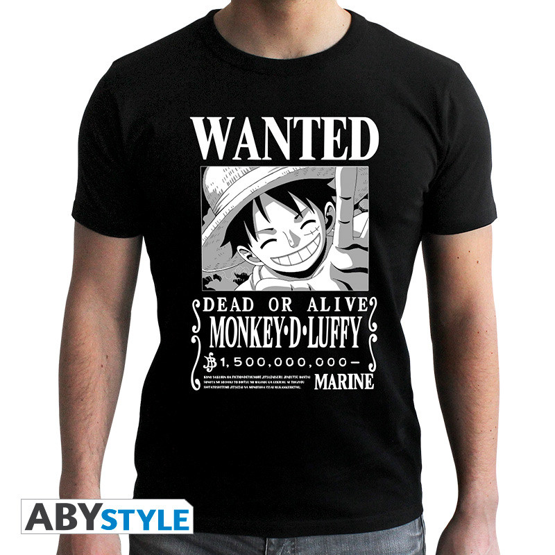 ONE PIECE T-shirt Wanted Luffy