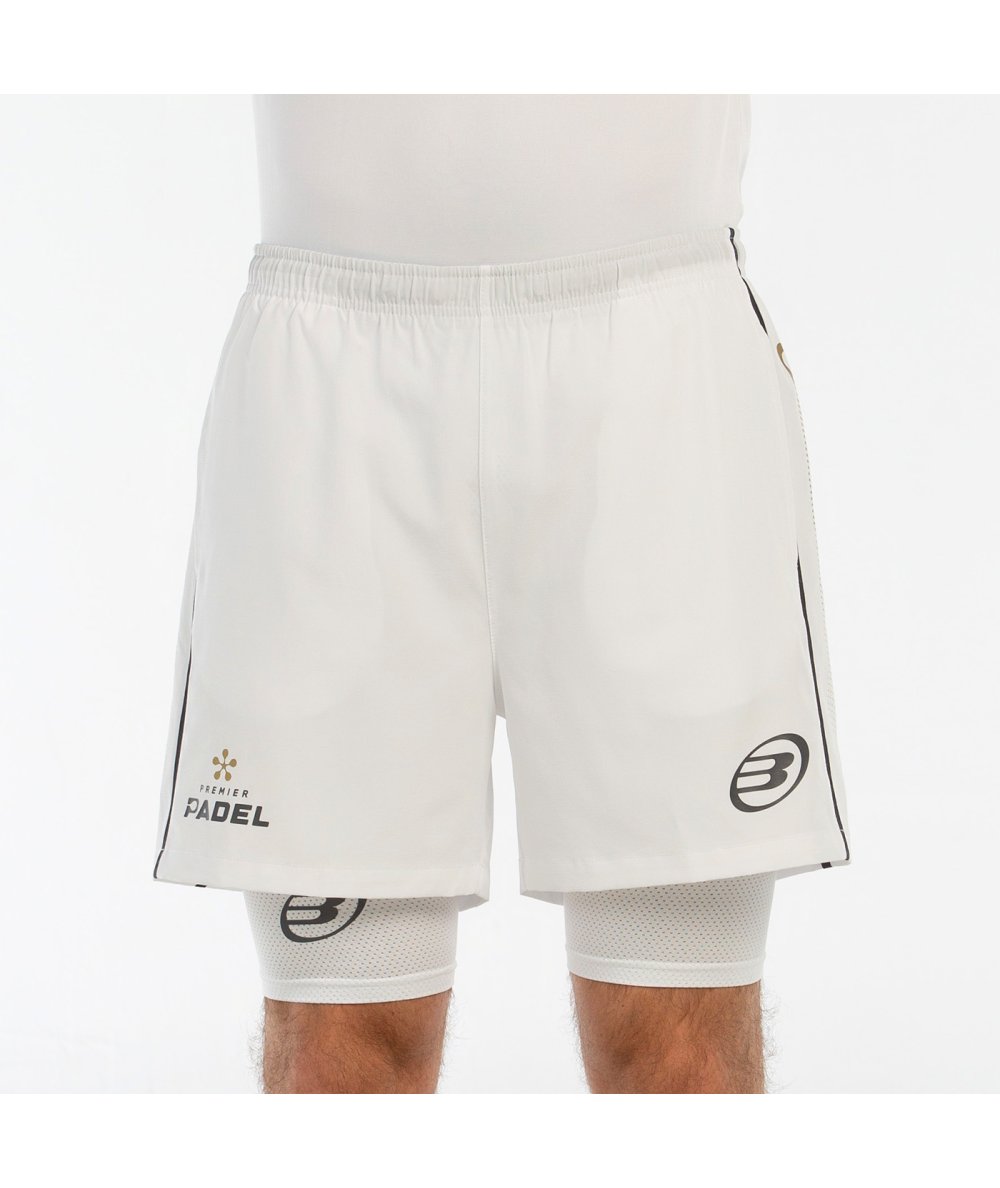 SHORTS BULLPADEL BARDE WHITE