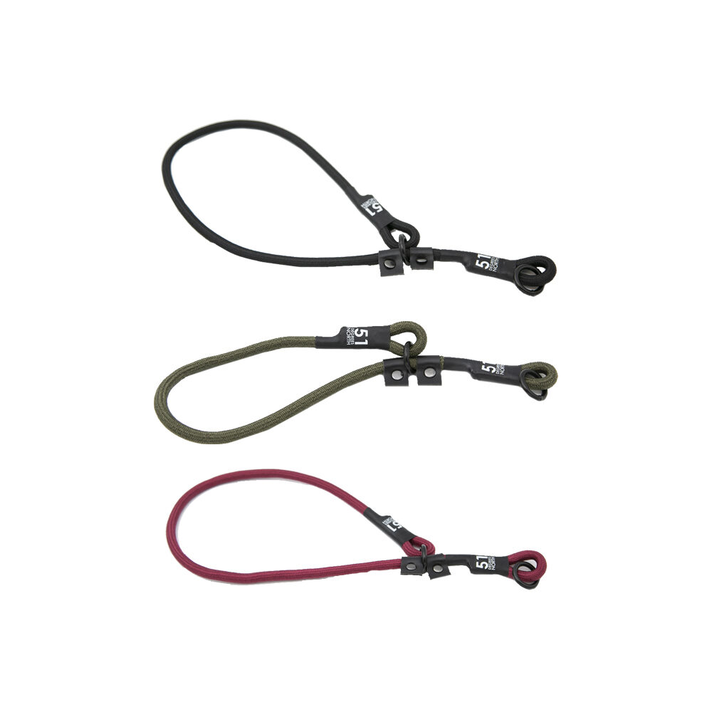 51 Degrees North - Wanderful - Collar - Rope - Khaki - 50-65 cm x 12 mm
