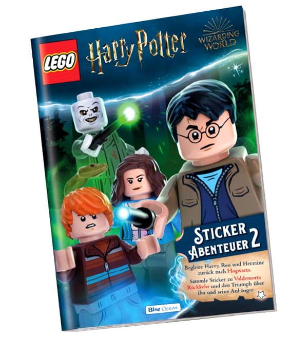 LEGO Harry Potter Serie 2 Stickers + Cards - Starter-Pack + Box with 36 Packets