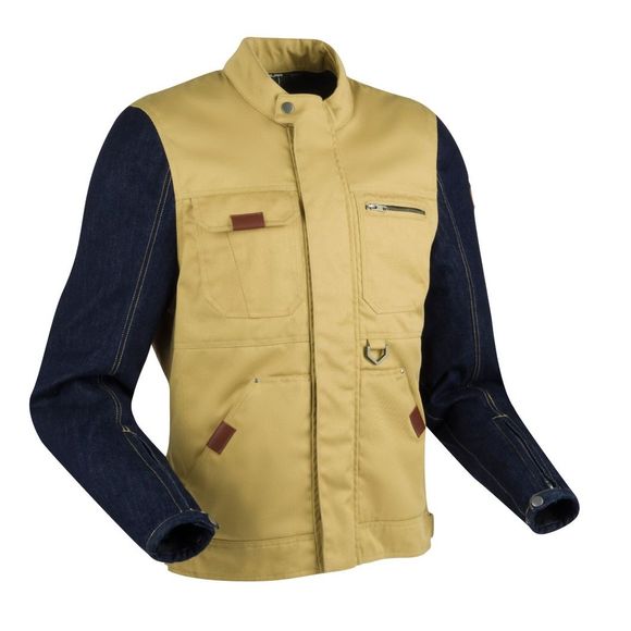Segura Osborn Motorcycle Jacket - Beige / BlueRef: SG1453
