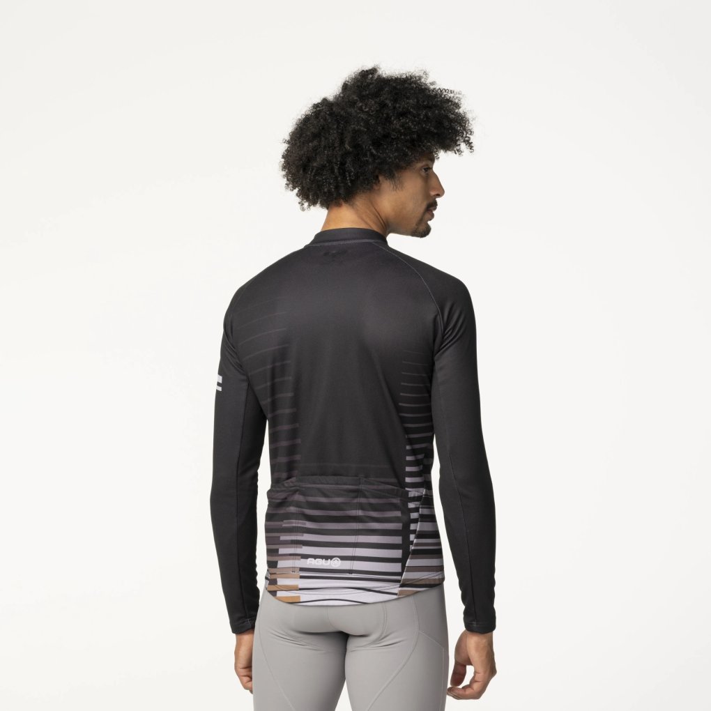 AGU Essential Faded Blocks Longsleeve Jersey Men - black