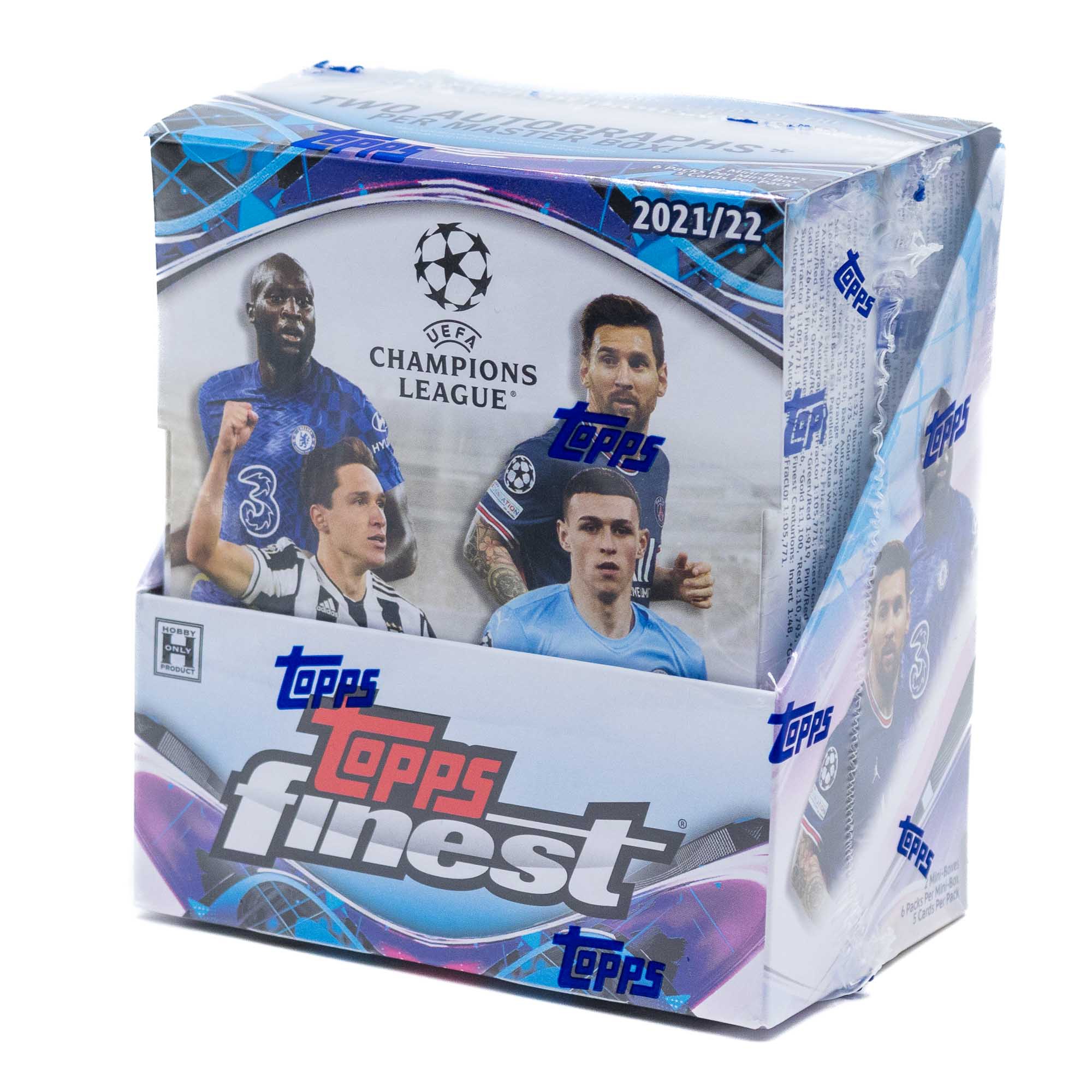 2021/22 Topps Finest UEFA Champions League Soccer Hobby Box