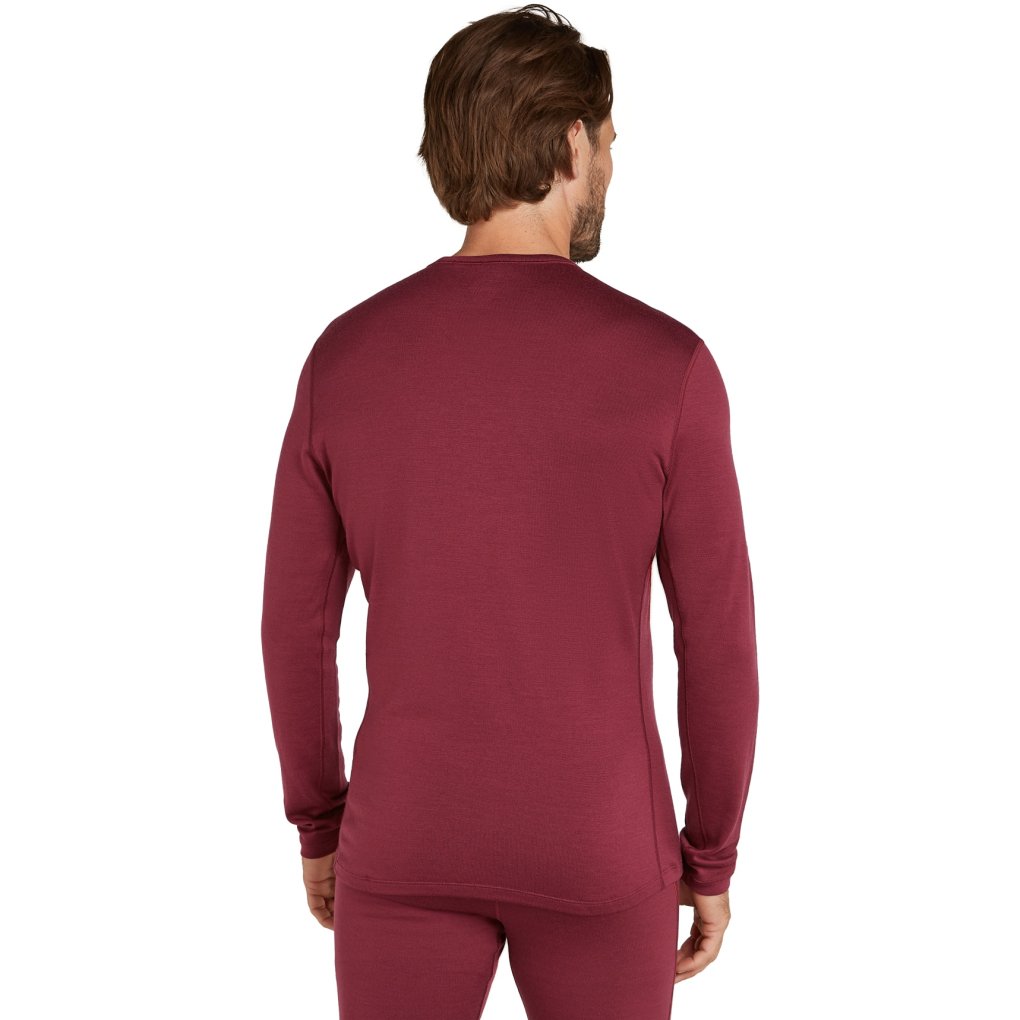 Icebreaker Merino 260 Tech Long Sleeve Crewe Thermal Top Men - Port