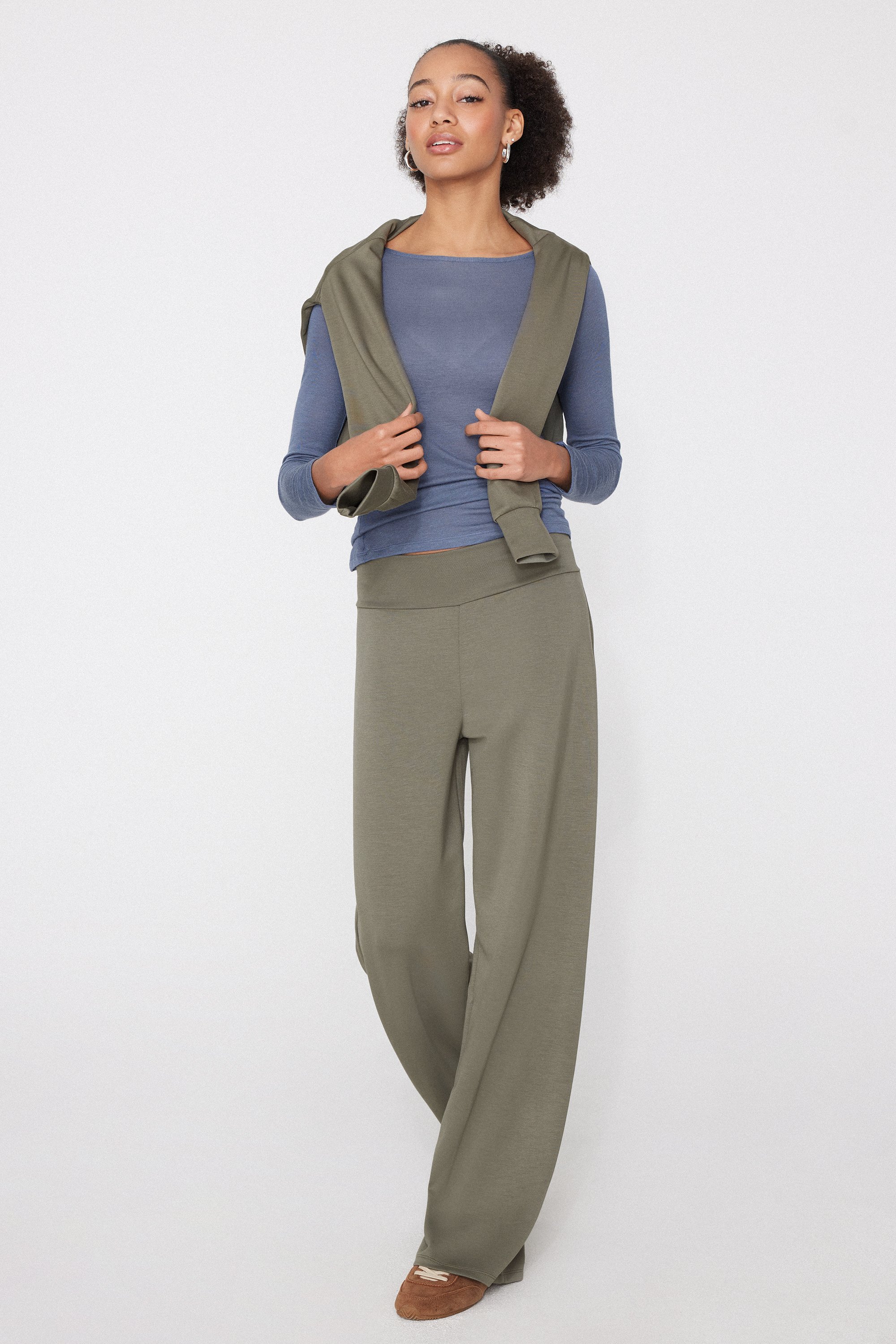 Soft Touch Palazzo Trousers