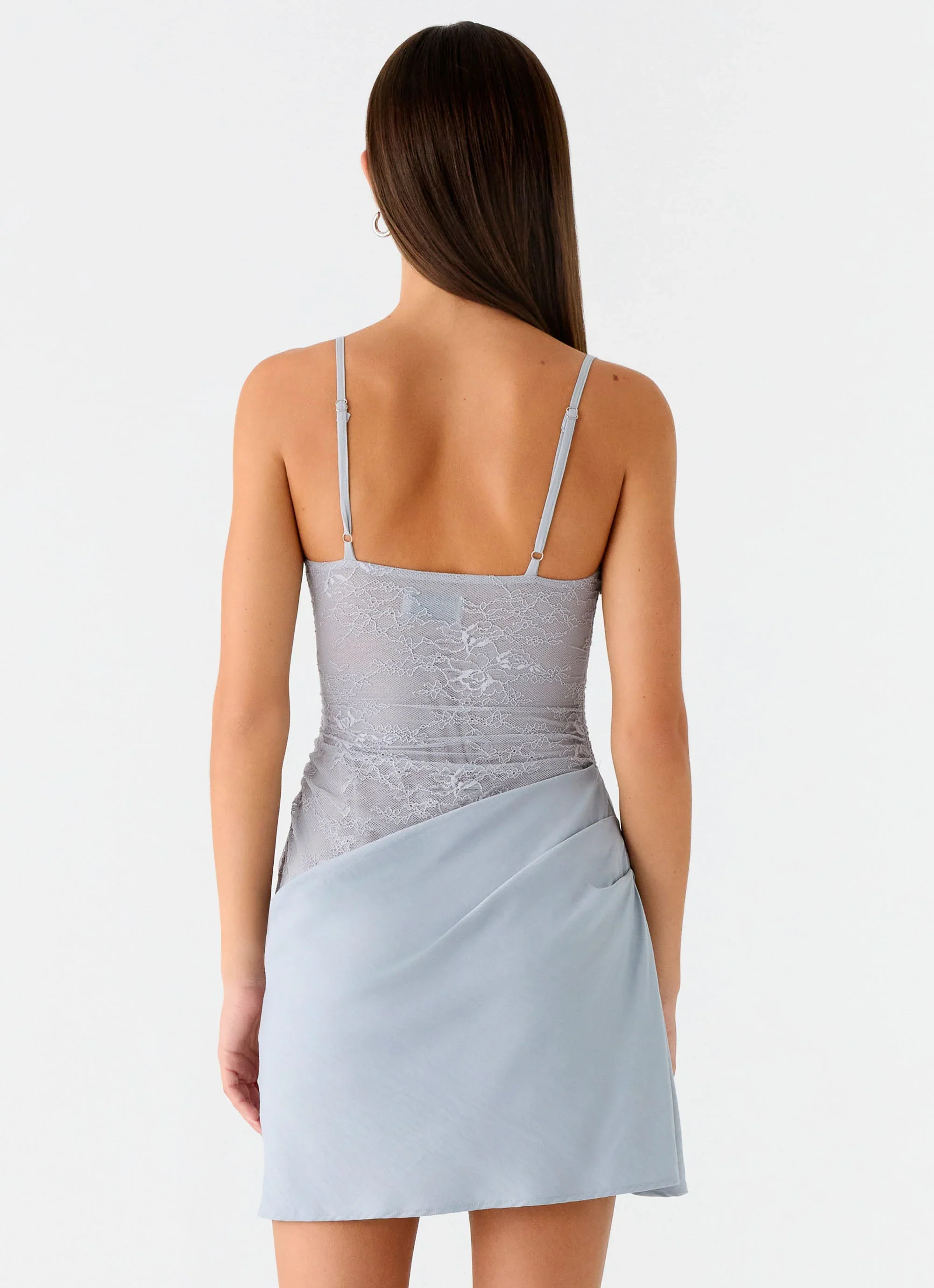 Romy Mini Dress - Grey