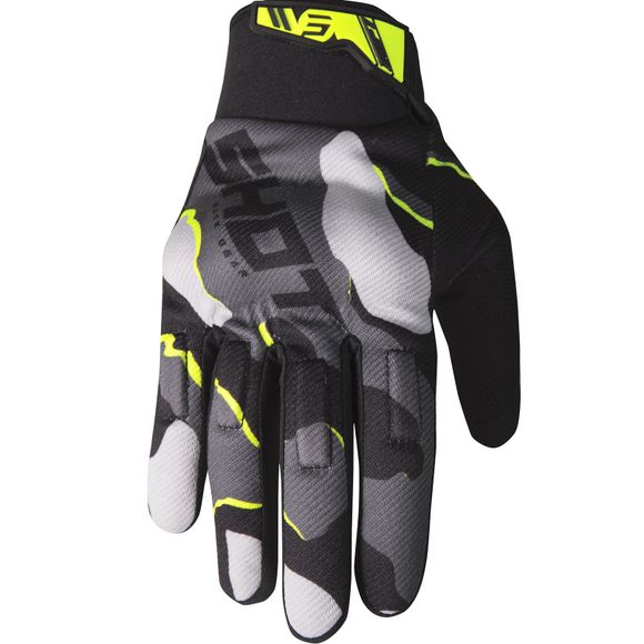 Shot drift enduro gloves - camo - neon yellow 2024 - yellow / blackRef: SO1899