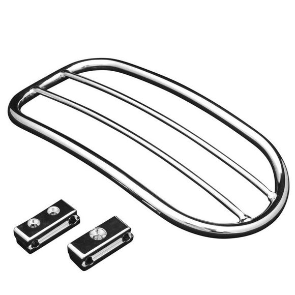 Highway Hawk Solo Tubular Luggage Rack - GrayRef: HIG0410