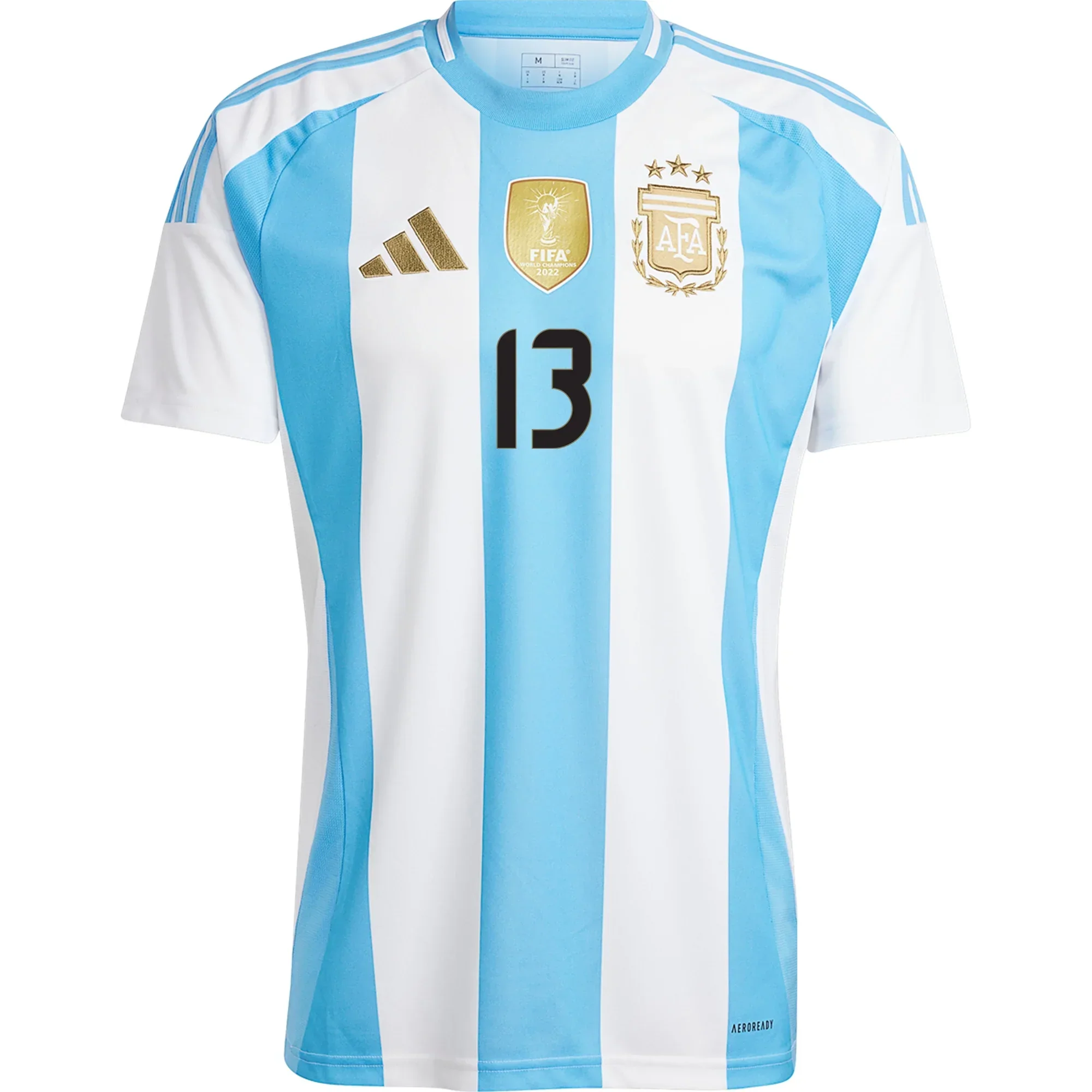 Argentina Cristian Romero Home Jersey 24/25 (White/Blue Burst)