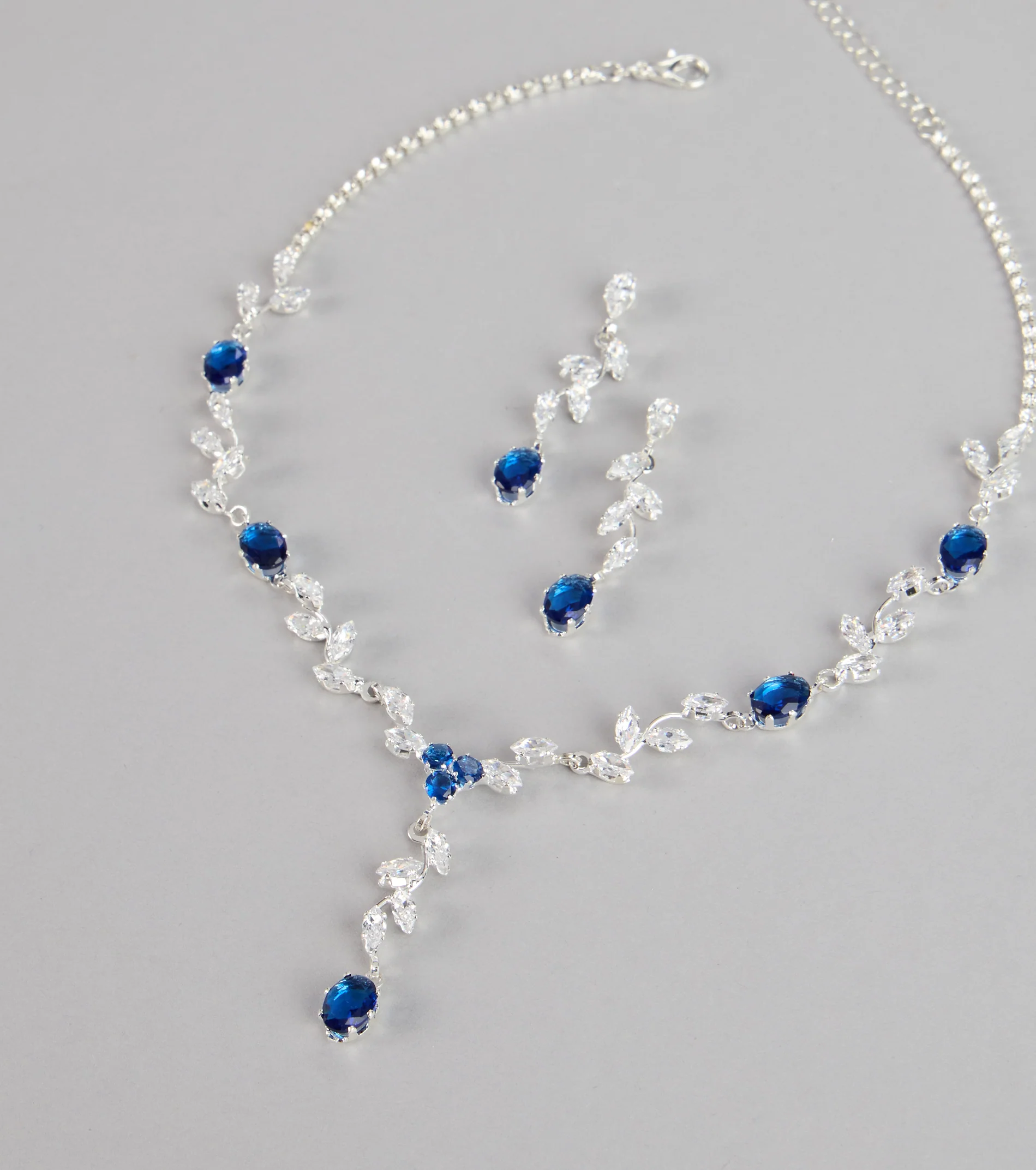 Midnight Glamour Cubic Zirconia Jewelry Set
