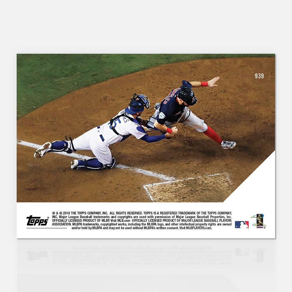 Cody Bellinger - 10/26/2018 TOPPS NOW® Card 939 - Print Run: 571