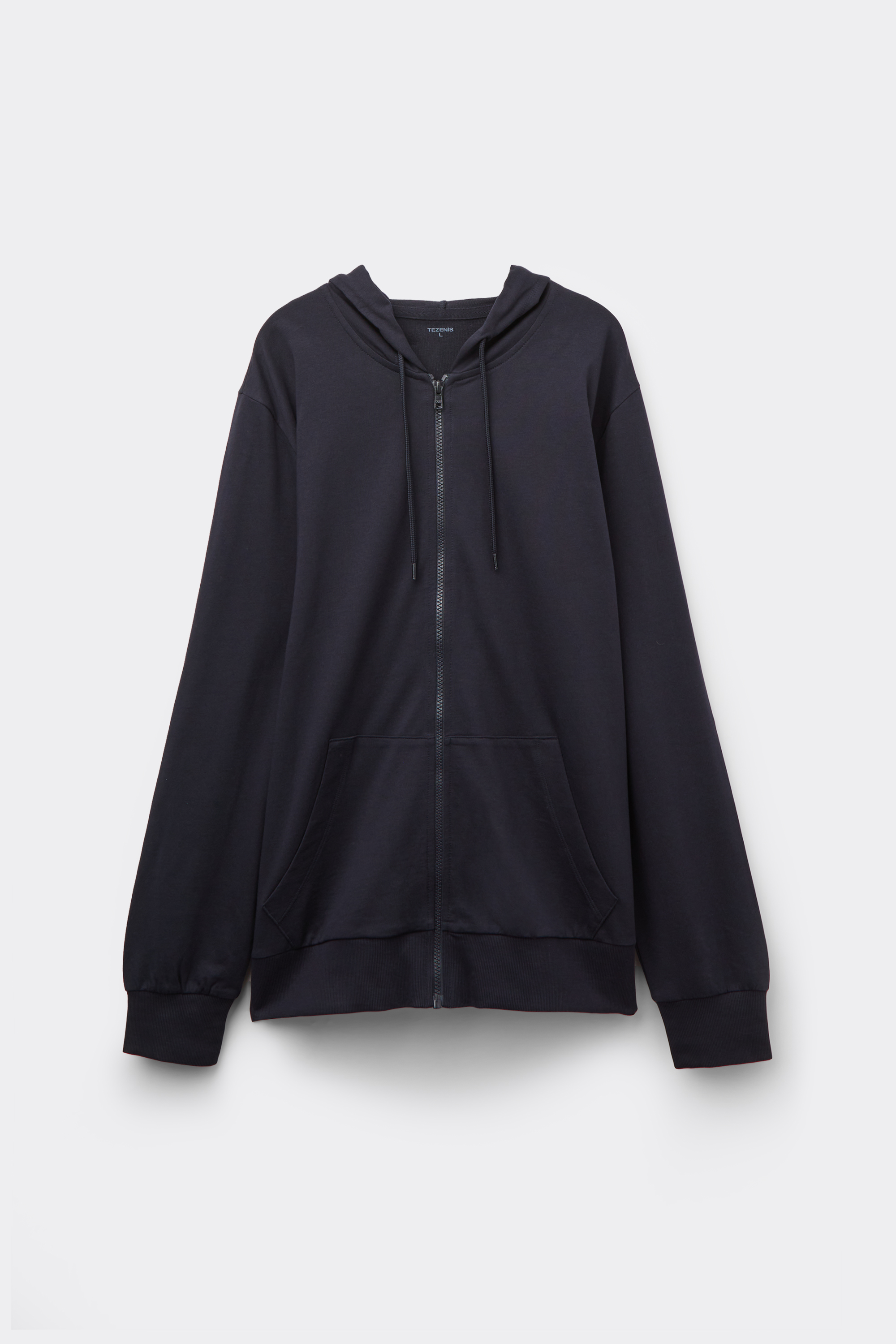 Long-Sleeved Zip-Up Hoodie