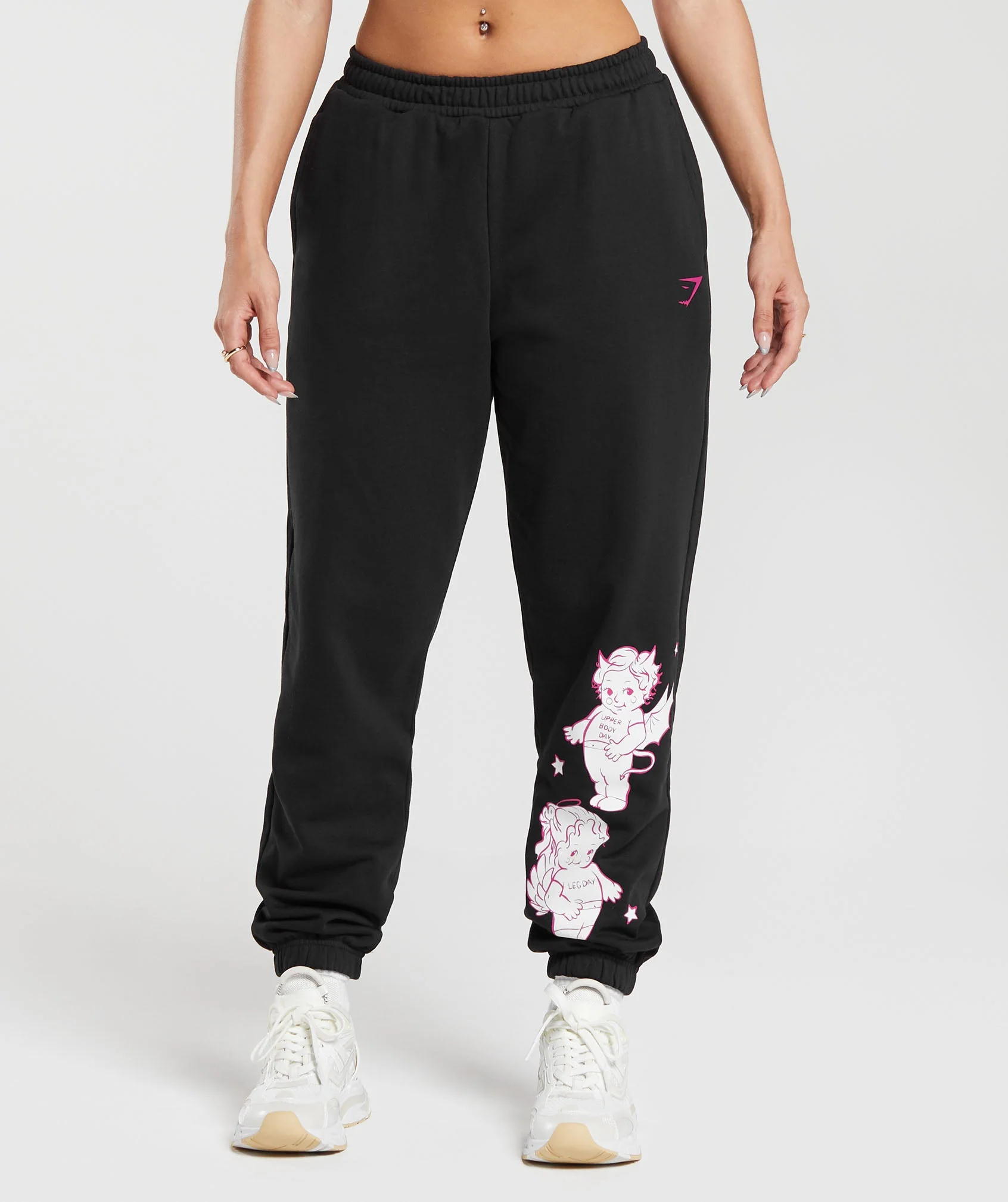 Cherub Graphic Joggers Black