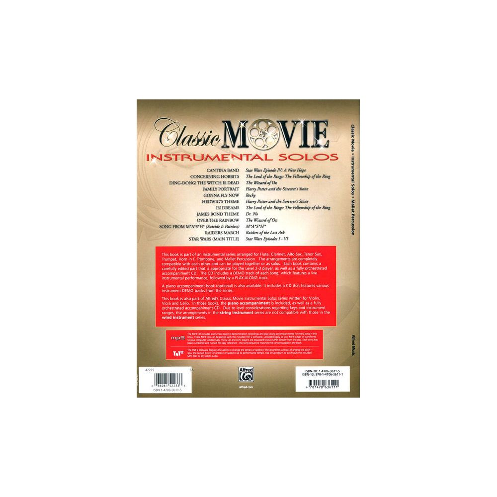 Alfred Music Publishing Classic Movie Instr. Mallets – Thomann Ireland