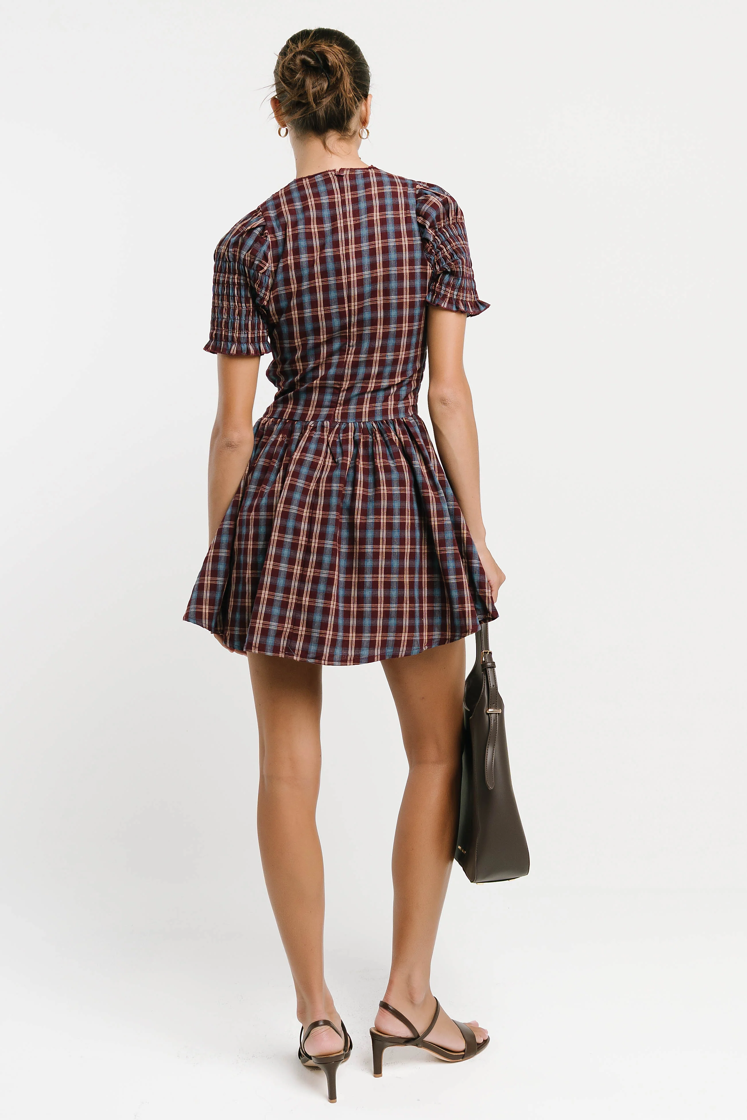 Maria Plaid Mini Dress
