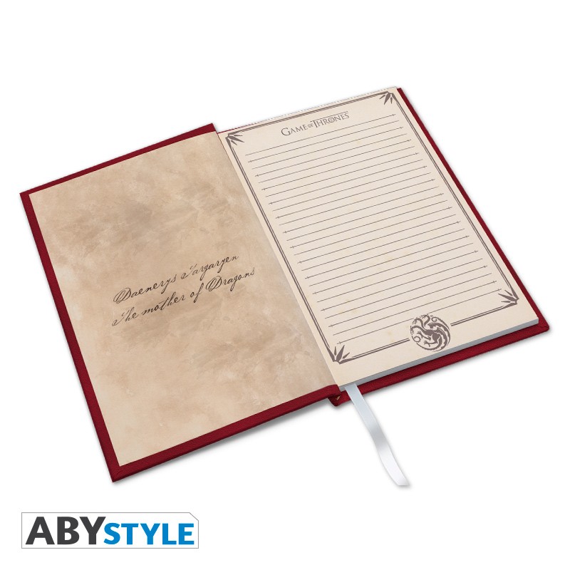 GAME OF THRONES Premium A5 Notebook Targaryen