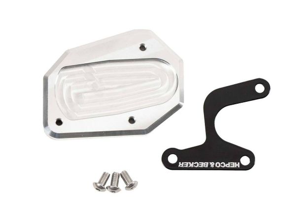 Hepco & Becker side stand extension - black/silverSUZUKI 1000 GSX-S 1000 GX - 2024 - 2025Ref: Hbe04567A / 42113552 00 91