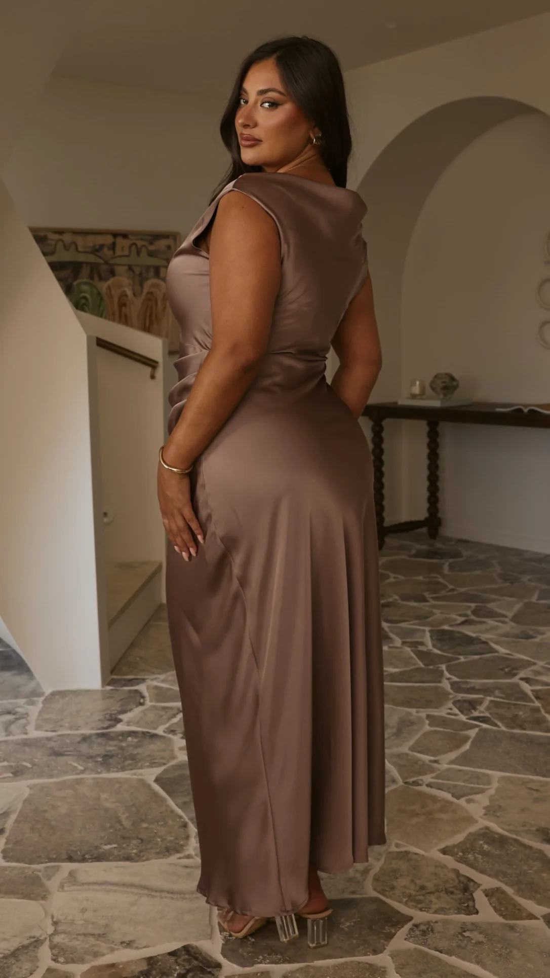 Gigi Maxi Dress - Mushroom