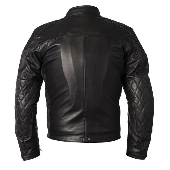 Rag - Black Motto Helstons Leather Tracker - BlackRef: hs0723-c123