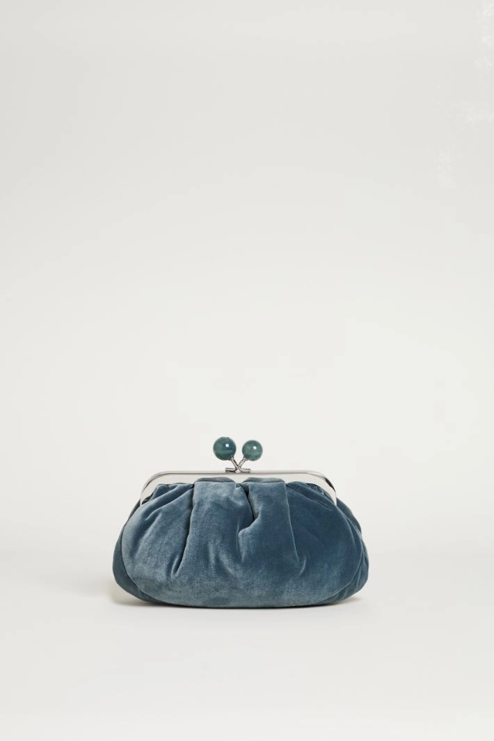 Velvet clutch - GREEN