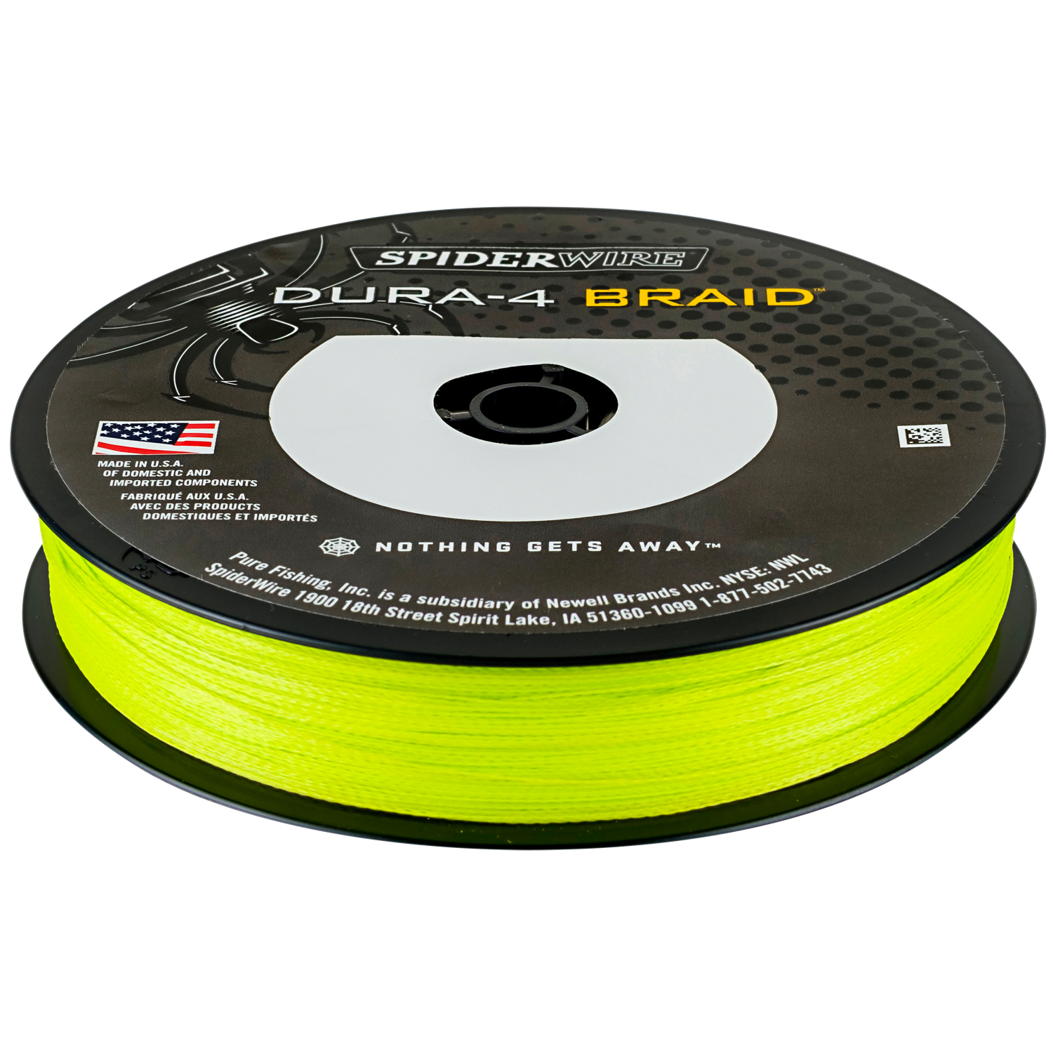 Spiderwire Fishing Line Dura 4 (Yellow, 150 m)