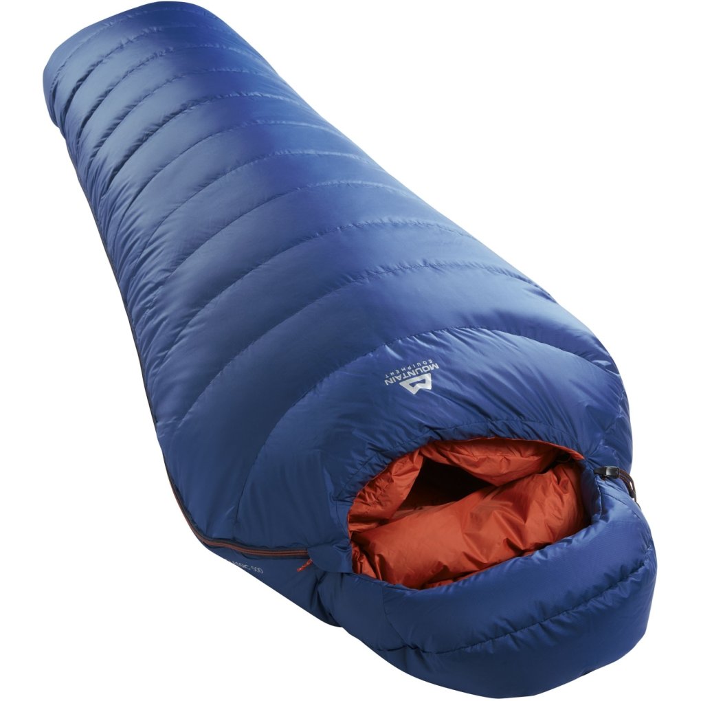 Mountain Equipment Classic Eco 500 Regular Sleeping Bag ME-006541 - zip left - dusk
