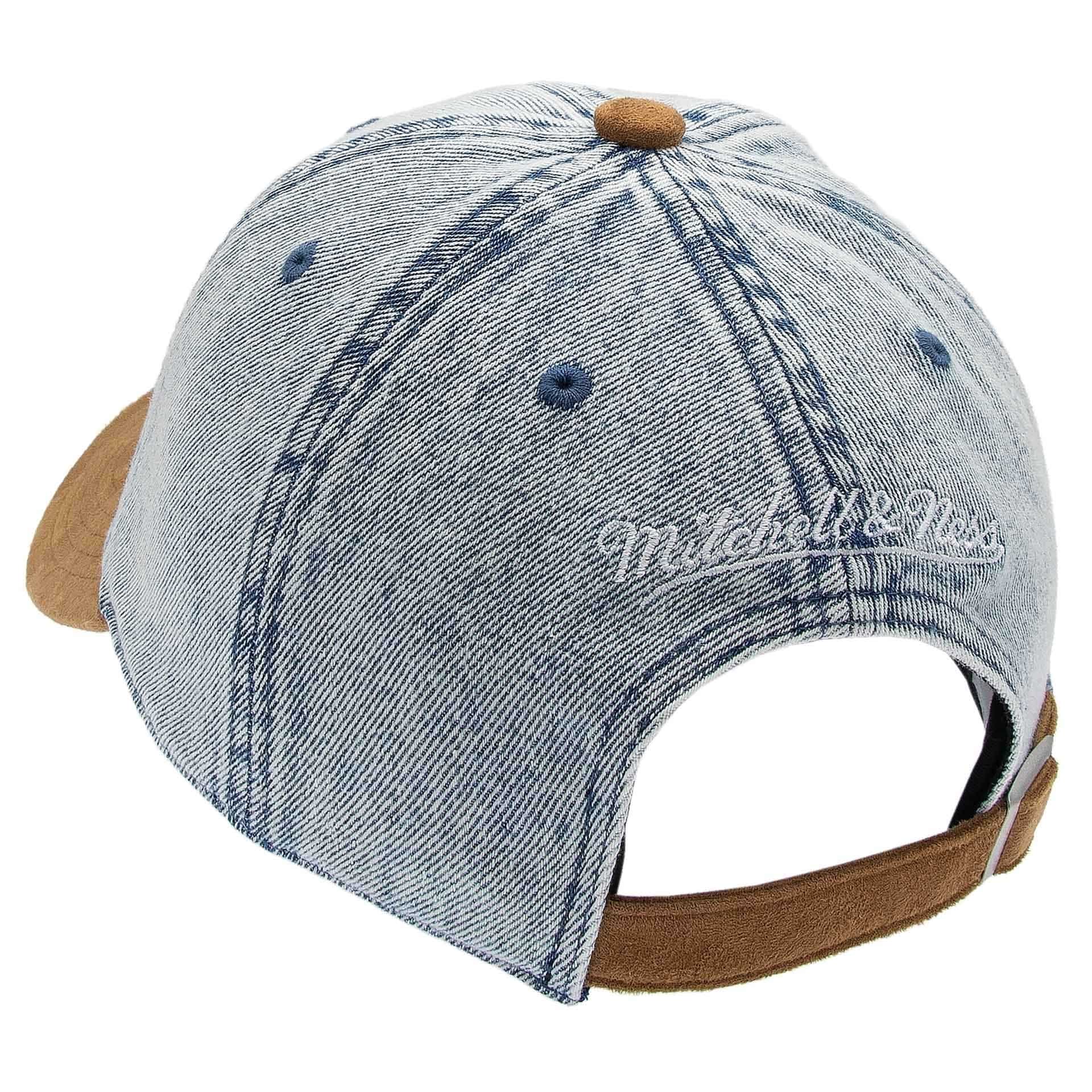 New York Knicks Denim Suede 1904 Strapback NBA Cap Blue/Brown