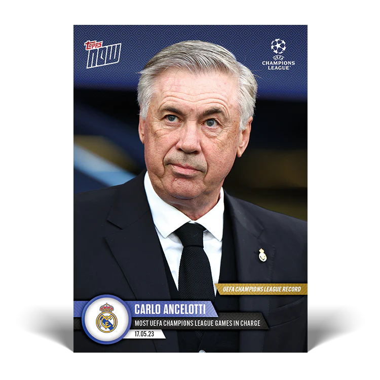 Topps UK - UEFA Champions League record: Most UEFA Champions League games in charge - UCL TOPPS NOW® Card #115