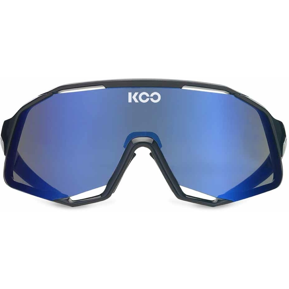 KOO Demos Sunglasses - Black - Blue Sky Mirror