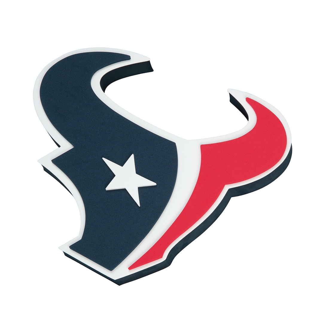 Houston Texans NFL 3D Foam Logo Wall Sign