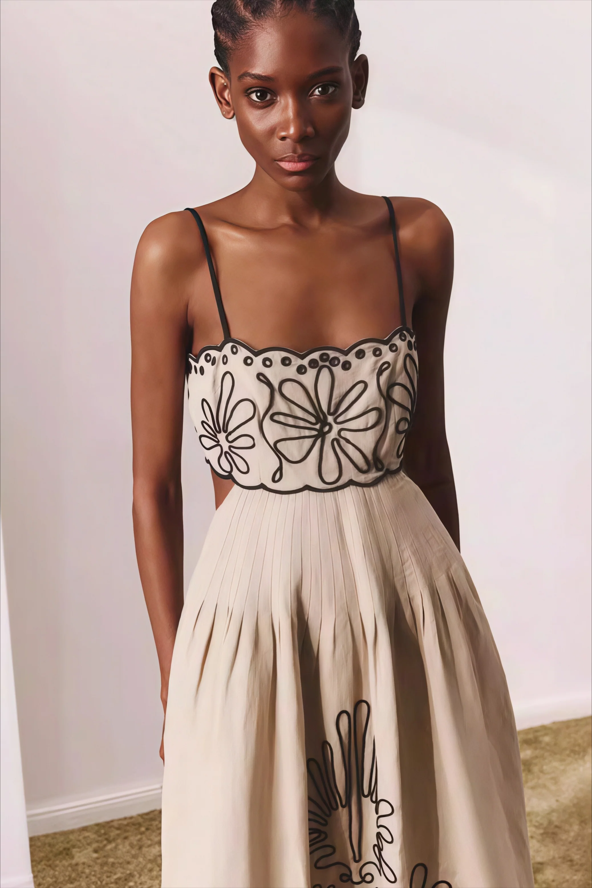 Chic Boho Embroidered Maxi Dress