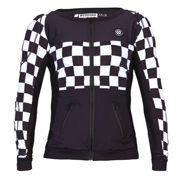 Eudoxie beth technical jersey - black / whiteRef: EUD0056