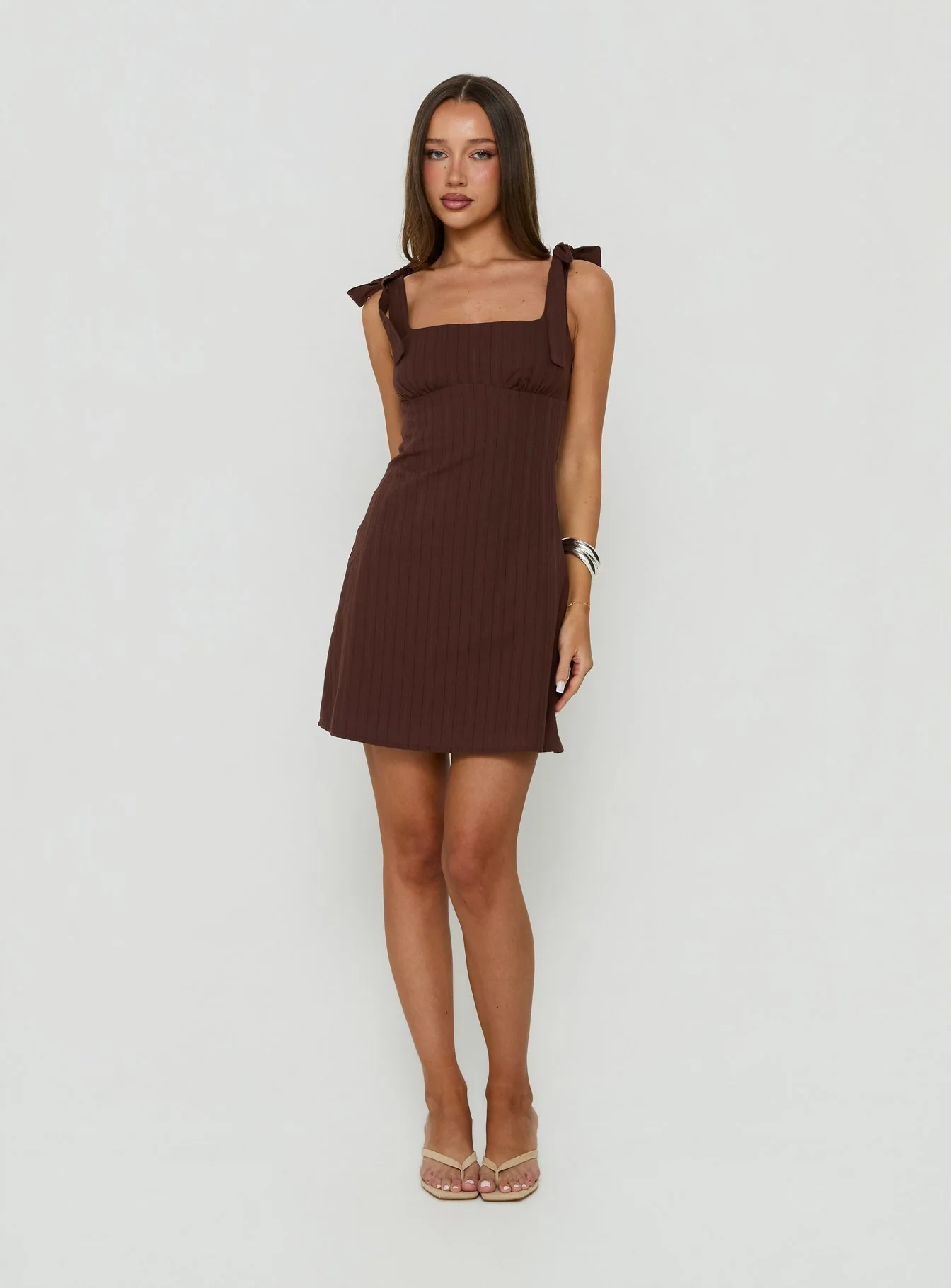 Neverending Mini Dress Dark Brown