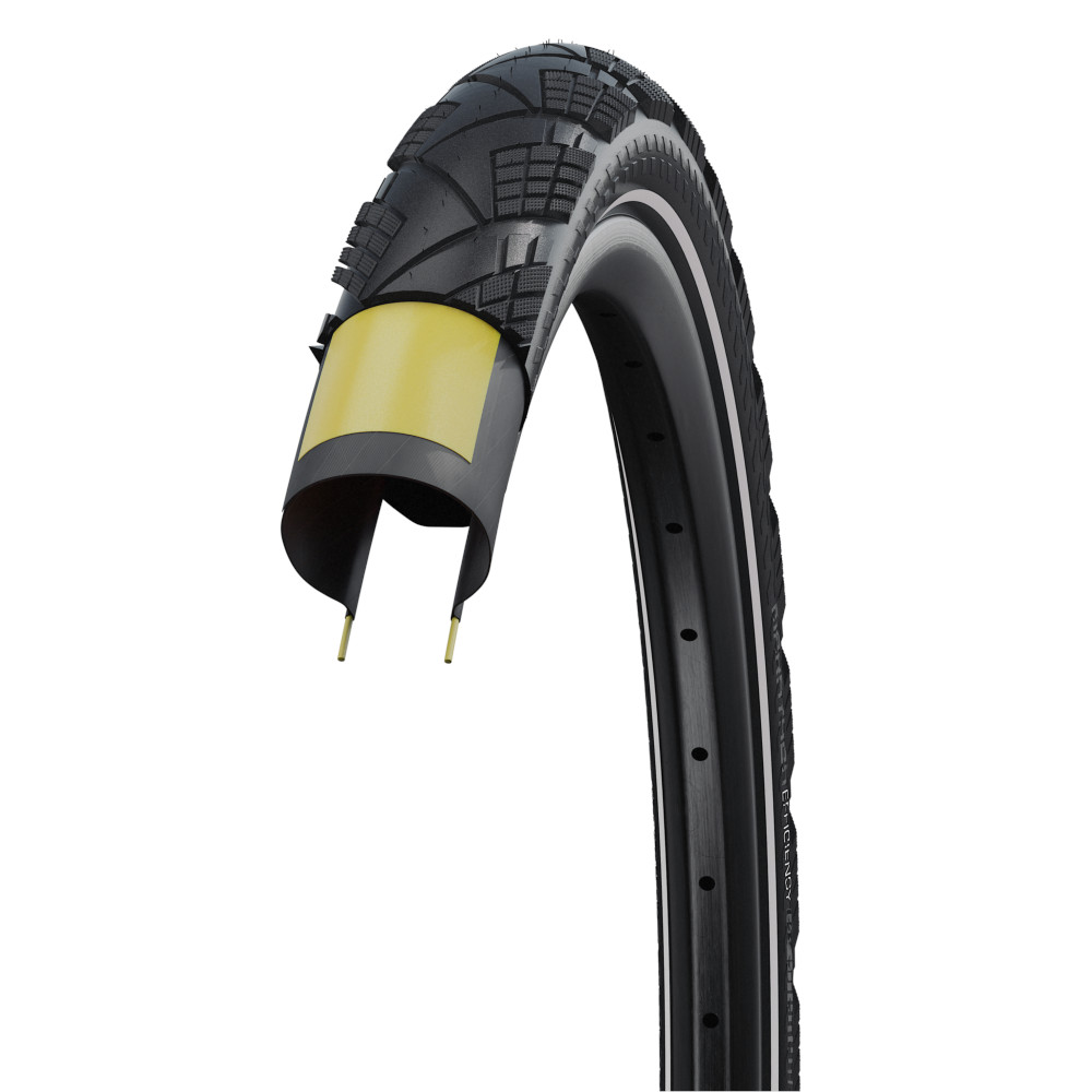 Schwalbe Marathon Efficiency Folding Tire - Evolution | Addix Race | Super Race | V-Guard - ECE-R75 - 28x1.70