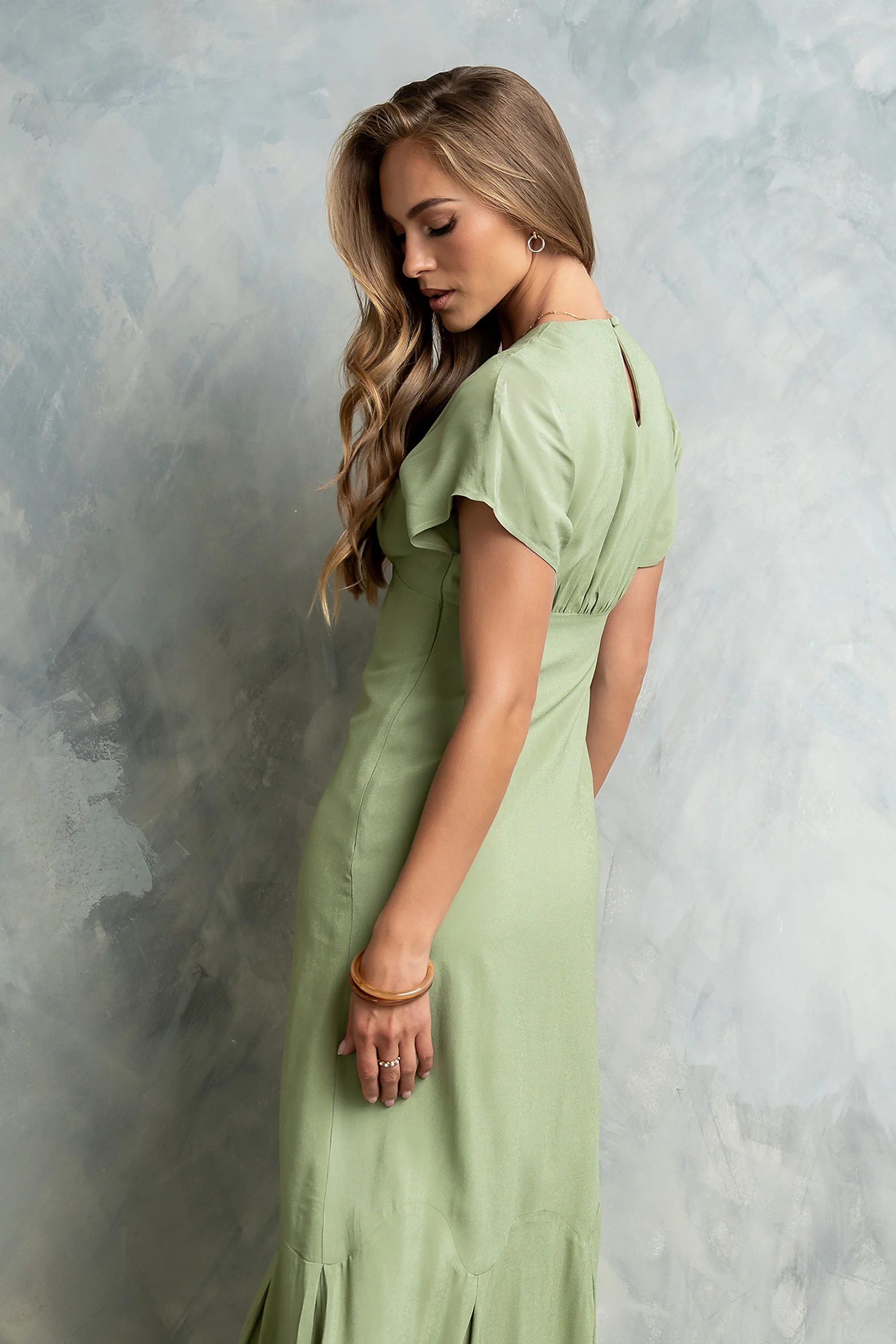 Malia Maxi Dress in Sage