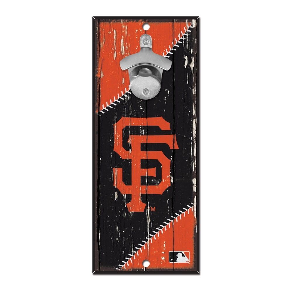 San Francisco Giants MLB Bottle Opener Sign