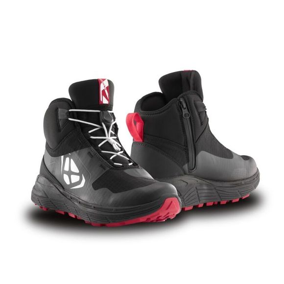 Ixon Snake Waterproof - Black / White Motorcycle SneakersRef : IX2122-C149