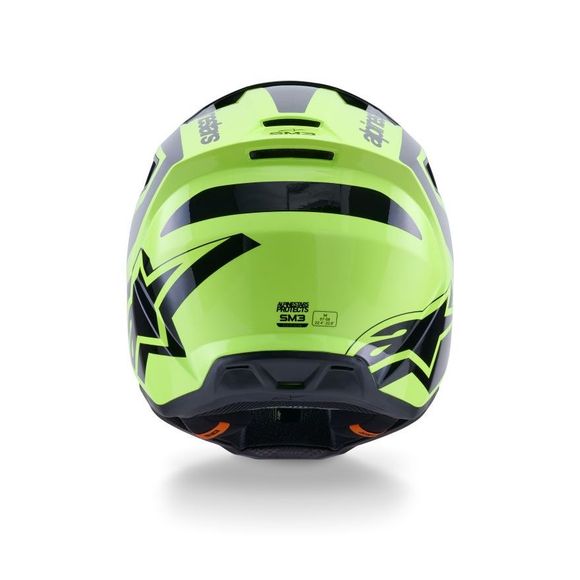 Casque cross Alpinestars S-M3 HEAT 2026 - Jaune / NoirRef : AP3967